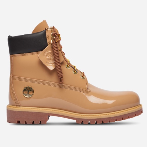 📦 TIMBERLAND 6 INCH BOOTS PATENT LEATHER WHEAT 🌾